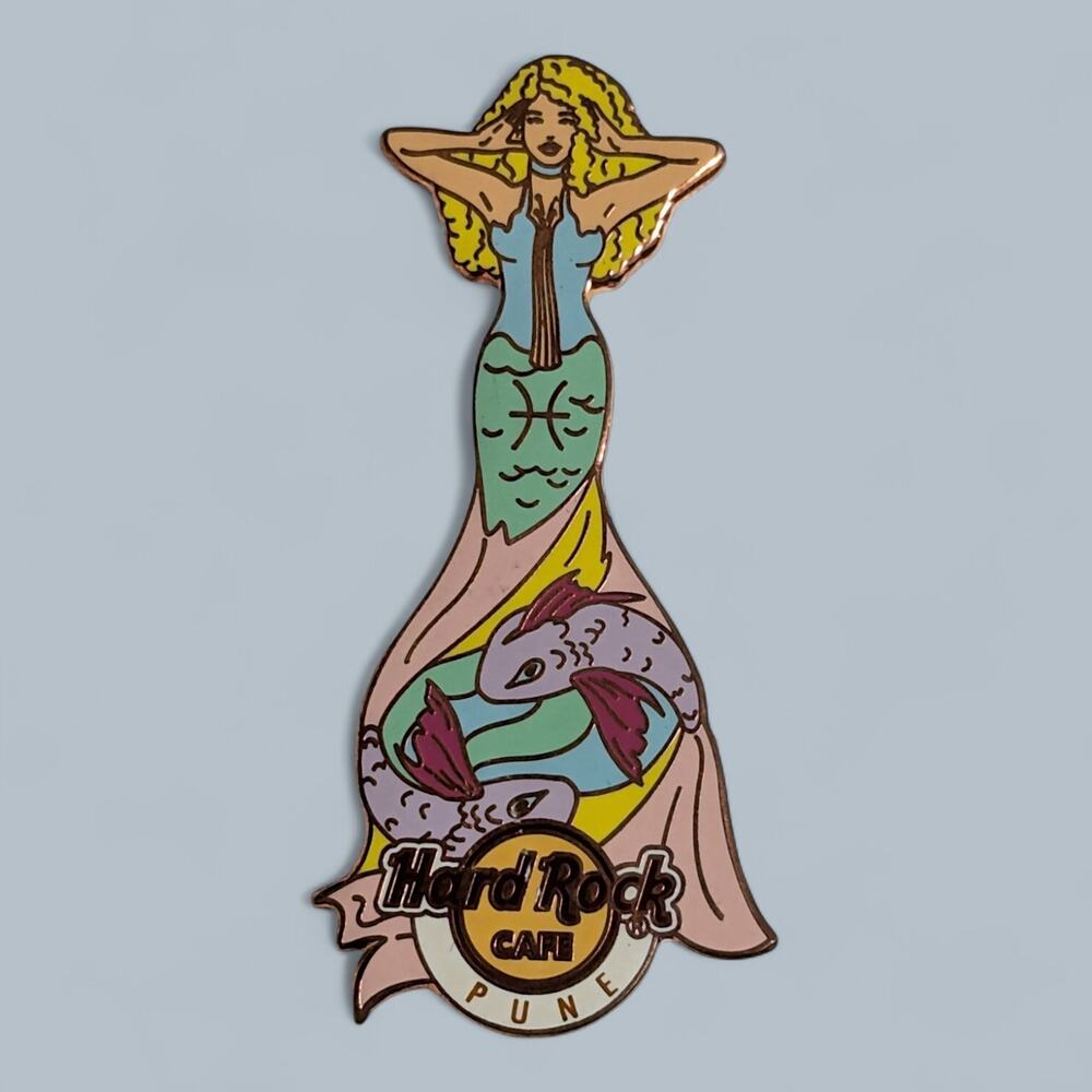 Hard Rock Pin 2014 Pune Horoscope Mermaid Girl Pisces Astrology